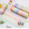 Klebebänder 60Rolls 2016 Cartoon Kawaii Washi Tape Set Grid Food Girl Scrapbooking Aufkleber DIY Masking Kid Japanische Mutter Geschenkdekor 230923