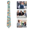 Bow Ties Camo Tie Orange Blue Camouflage Wedding Neck Kawaii roligt för män tryckt krage slips gåva