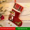 Kerstbel cadeausokken Woondecoratie Volwassen kinderen cadeausokken Kerstman sneeuwpop elanden kleine sokken
