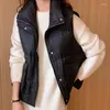 Giubbotti da donna Donna Autunno Inverno Gilet Giù Cotone 2023 Versione coreana Vestibilità ampia Studente Canotta Indossa una giacca D4555