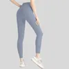 Aloo Yoga Pants Justera kvinnor Shorts Croped Pants Outfits Lady Sports Ladies Pants tränar Fitness Wear Girls Running Leggings Gym Slim Fit Align Pants klänning