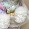 Cão vestuário animal de estimação camisola de malha outono teddy e inverno bixiong pomeranian yorkshire gatinho filhote de cachorro roupas
