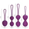 Vibrators 5pcs Vagina Exercise Kegel Balls Kit Ben Wa 10Speed Vibrator Wireless Remote Control Jumping Eggs Erotic Sex Toy For Women 230925