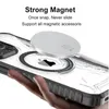 iPhone 15 15 14 13 12 11 Pro Max Plus Samsung Galaxy S23とUitra Bumper Shockroof Clear Case Backカバーのための磁気電話ケース
