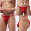 Mutande Mini perizoma erotico da uomo Mutandine sexy Vita bassa T-Back Intimo Slip bikini Lingerie ultra sottile Hombre