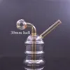 Hurtownia heah bubbler palenie rurka wodna szklanka oleju rurki wodne Bong do platform Bongs Mały mini dab platforma