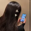 Haarclips Mini Parelclip Vrouwelijke trompet Eenvoudige gebroken pony Voorhoofd Top Koreaanse stijl Gepersonaliseerde hoofddeksels