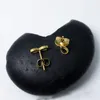 Stainless Steel Number 8 Stud Earrings Mens Womens Gold Silver Color Friendship Infinity Love Earrings Fashion Jewelry No Fade Color Wholesale Price