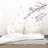 Tapeter plommonblomma gren vägg klistermärke vardagsrum sovrum barn dekorativa tapeter