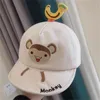 Chapeau de bébé printemps été automne à bord doux, pare-soleil mignon pour enfants, casquette de Baseball singe banane pour né GC2335