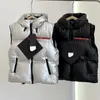 Mens Children Down Jacket p Home Red Label Series Designer Winter Down Jacket Sleeves Removable Children's Casual Fashion Jacket 01x5j1