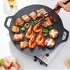 Panelas Ao Ar Livre Camping Grill Placa Coreana Churrasco Pote Fritura De Pedra