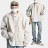 Giacche da uomo Cappotto da giacca da baseball vintage a maniche lunghe dal design europeo Cappotti da uomo oversize casual