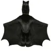 Costume de chauve-souris d'halloween pour adultes, grande pièce, Cosplay, une pièce, Vampire, sorcière, uniforme de chauve-souris foncée, Costumes d'halloween, M-4xl