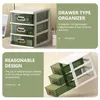 Storage Boxes Plastic Bins Drawer Type Case Organizers Box Desk Desktop Drawers Office