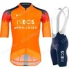 Cykeltröja sätter cykeltröja ineos Grenadier Team Set Mens Red Orange Clothing Bike Shirts Suit Bicycle Bib Shorts Mtb Wear Maillot Ropa 230925