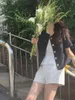 Kurtki damskie Korea Południowa Dongdaemun Instagram Blogger Summer French Temperament Mały zapach pojedynczy piersi krótkie szorty kurtka