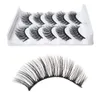 Falska ögonfransar Falska ögonfransar Set Återanvändbart tvärfluffiga falska ögonfransar Kvinnor Dagliga ögonmakeup Lissning Kit Lash Extension Supplies 230925