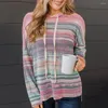 Dameshoodies Trendy dameshoodie Pullover Veelzijdige capuchon Stijlvol sweatshirt met trekkoord voor casual lente/herfst