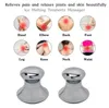 Cogumelo de aço inoxidável Gua Sha Ferramenta facial Guasha Board Massageador para Spa Relaxante Meditação Rosto Olhos Resfriamento Contorno de metal Reduz o inchaço