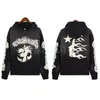 Hellstar Дизайнерская мужская толстовка с принтом пламени и буквенным принтом, свитер с длинными рукавами, осенний модный брендовый пуловер, женский топ с круглым вырезом