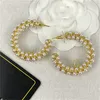 Designer Letter C Earring Fashion Stud Women Hoop Earing Party Jewelry Gold Ohrringe Woman Gift CCity Orecchini 4356436