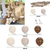 Inne imprezy imprezowe Boho Balloony Garland Wedding zaręczynowe Dekoracja zaręczynowa Chrome Rose Gold Nude Ballon Arch Global Birthday Decor 230923