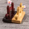 Decorative Figurines Fan Holder Wooden Folding Stand Retro Style Desktop Decoration Display For Party Fans High Stability Bracket