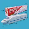 ElectricRC Track Flashing LED Electric Bullet Train Toys High-Speed Train Model Toy For Boys Girls Education Toys Realistic Train Toys 230925