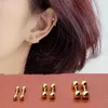 Fashion Dumbbell Women Lady Earrings Designer Silver Gold Love Earrings Wedding Promise Engagement Earring Gift Never Fade shaped shower without picking