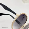 Sunglasses 2023 Rich Diamond Sculpture Fashion Sexy Round Women's Outdoor Beach Travel UV