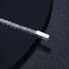 Pendant Necklaces 2mm 6/7/8/9 inch D VVS Chain Tennis Bracelets For Women Girls Friend Jewelry 925 Sterling Silver Passed Diamond Test 230923