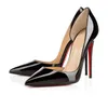 Zapatos de tacón de aguja para mujer, parte inferior roja, zapatos de tacón alto, cuero, diseñador de lujo, mocasines de goma, talla 35-43, nuevo estilo 2024