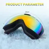 Okulowe okulary Maxdeer Gogle Men Snowboard Glasse Winter Snow Skiing Anti Fog UV400 Ochrona podwójne warstwy obiektywu 230925