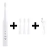 X100PCS Powerful Ultrasonic Sonic Electric Toothbrush USB Charge Rechargeable Tooth Brushes Washable Electronic Whitening Teeth Brush