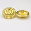 Boutons de lettre ronds pour chemise, manteau, pull, lettre en métal, bouton de couture, bricolage, 18/20/2325mm