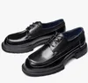 Mocassins genuínos Designer couro masculino Sapatos de aumento respirável para homens vestidos de grife usa cidadãos de moda dos pés redondos Men Sapato de conforto 5 COMT