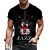 T-shirts pour hommes T-shirt d'été à manches courtes T-shirt de sport décontracté Hip Hop impression 3D graphique haut pour jeunes hommes vêtements