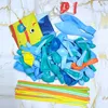 Autres fournitures de fête d'événement 123pcs Blue Ocean Animaux Thème Ballons en latex Garland Arch Joyeux anniversaire Ballon Set Décoration de fête Anniversaire Boy Globos 230923