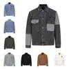 Vestes pour hommes Célèbre Mens Denim Veste Hommes Femmes Haute Qualité Casual Manteaux Noir Bleu Mode Hommes Styliste Veste Vêtements D'extérieur Taille S-XXXL