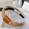 Neue Stile Designer Stricken Stirnbänder Berühmte Frauen Marke CH Brief Druck Stirnband Sommer Im Freien Stoff Kopfbedeckungen