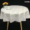 Table Cloth Small Round Table Cloth Pvc Waterproof Oil-proof Round Tablecloth Household Modern Simple Coffee Table Cloth 230925
