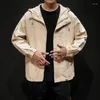 Herren Jacken Tooling Mantel Herbst Winter Militär Koreanischer Trend Vielseitig Mit Kapuze Übergroße Frühling Herrenbekleidung Hiphop College Casual