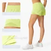 Running Shorts Women's Summer Sports Quick Drying Fitness Workout Yoga Mesh Breathable 2 In 1 Double Layer ShortsRunningh