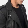 Vestes pour hommes Veste en cuir véritable craquelé pour moto Biker Tendances de la mode européenne et américaine