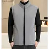 Heren Vesten Warm Heren Mouwloos Jasje Winter Mannen Kleding Opstaande Kraag Koreaanse Mode Heren Vest Korte Jas Gilets Dikker Thermisch Vest L230925