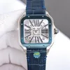 Hollow Out Mens Watch Automatic Mechanical Montres Sapphire 39,8 mm Classic Business Wristwatch Coue STRAP MONTRE DE LUXE