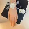 Bedelarmbanden Bruiloft Boutonniere Pols Bloemlint Corsage Parelarmband Feestartikelen Bruidsmeisje Zusters Borst Sieraden Cadeau