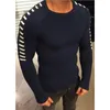 남자 스웨터 O- 넥 니트 스웨터면 봄 가을 패션 캐주얼 바닥 셔츠 대형 니트웨어 재킷 의류 탑