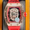 MILLES Watch Automatic Superclone KV Factory Multi-Function Skull Samecarbon Fiber Sapphire Ship av fedexibkvibkv